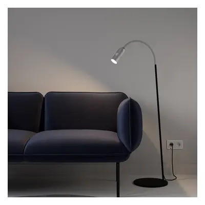 Neo! Floor lampa stojąca LED alu/srebrna