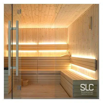 Sauna SLC Stripe LED do 105°C, 24V IP67 5m 3000K