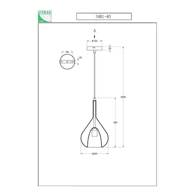 Lampa wisząca fioletowa, zielona, 1-punktowa, szkło