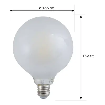 LUUMR Inteligentna żarówka LED matowa E27 G125 7W Tuya WLAN CCT