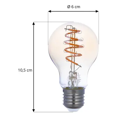 LUUMR Inteligentna żarówka LED zestaw 2 E27 A60 4,9W bursztynowa Tuya