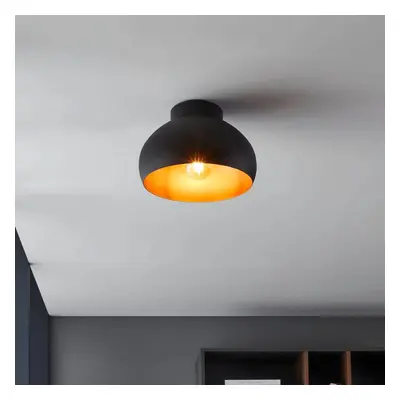 EGLO Mogano 2 lampa sufitowa, Ø28cm, czarna/miedź