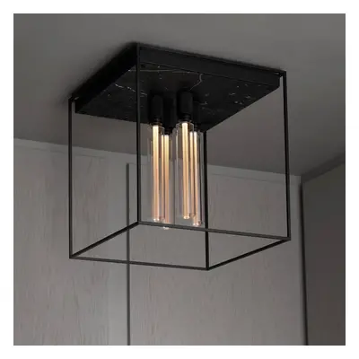 Lampa sufitowa Buster + Punch Caged Ceiling 4.0 Marble czarna