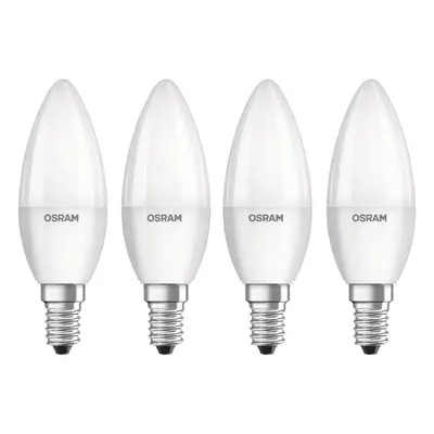 OSRAM świeca LED E14 Base Retro 4,9W 4 szt 2 700 K