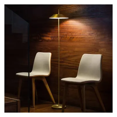 Vibia Mayfair - lampa stojąca LED, złota matowa