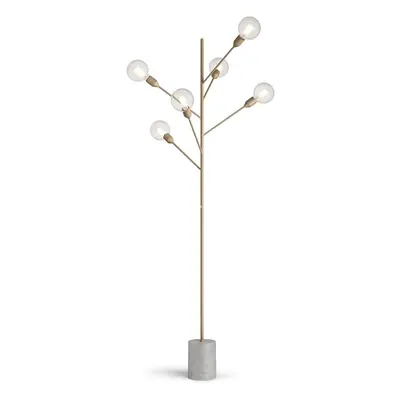 Modo Luce Baobab lampa stojąca 6-pkt. matowa złota