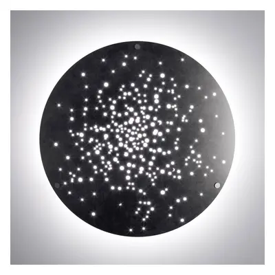 Fabbian Lens kinkiet LED Ø 90 cm oksydowany