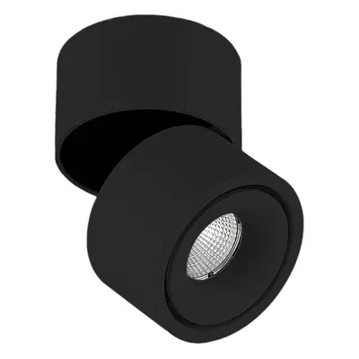 Arcchio reflektor sufitowy LED Rotari, 6,1 W, 1-punktowy, czarny