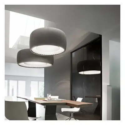 Luceplan Silenzio lampa wisząca LED szara Ø 120cm