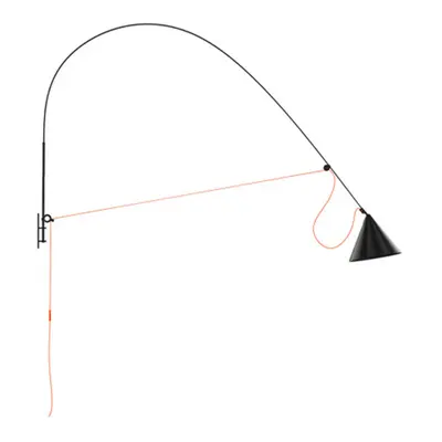 Midgard kinkiet LED AYNO XL, czarny/pomarańczowy 3000 K 220 cm