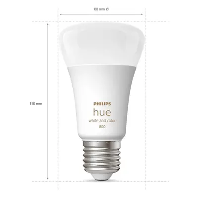 Philips Hue White&Color Ambiance LED E27 6,5W 4szt