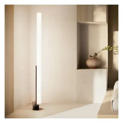 Kdln Lampa stojąca LED model T, czarna, wysokość 185 cm, ściemniana