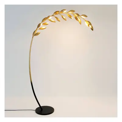 Lampa stojąca Riso, 11-pkt., złota