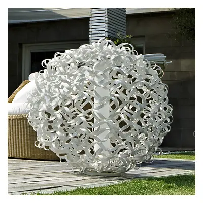 ICONE SALSOLA designerska lampa zewnętrzna, biała, 48cm