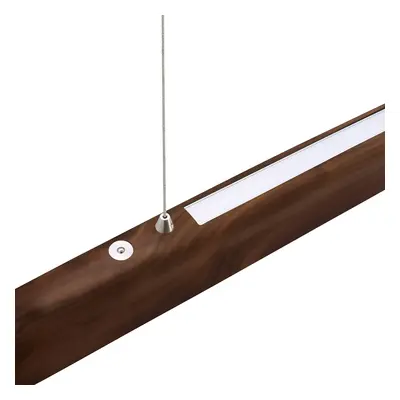 HerzBlut Arco lampa wisząca LED orzech olejowany 130cm