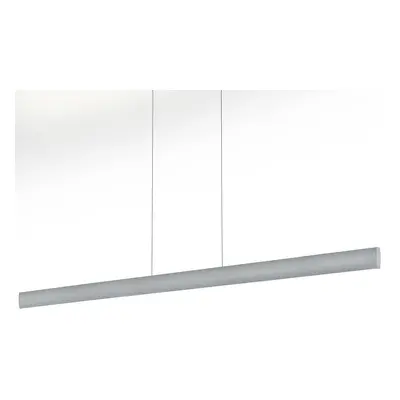 Lampa wisząca LED Runa, nikiel, długość 152 cm