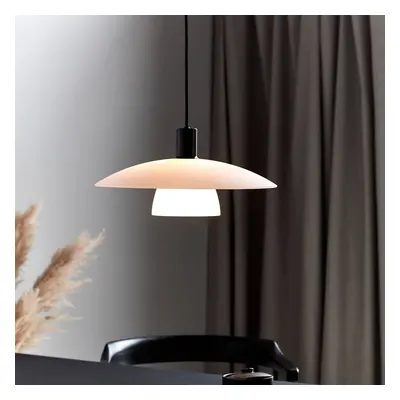 Lampa wisząca Verona w kolorze białym i czarnym