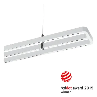 Lampa wisząca LED Small Line, czujnik,156cm, biała