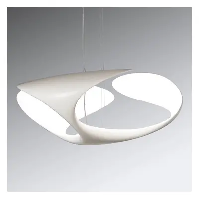 Żyrandol LED kdln Clover, biały, Ø 70 cm