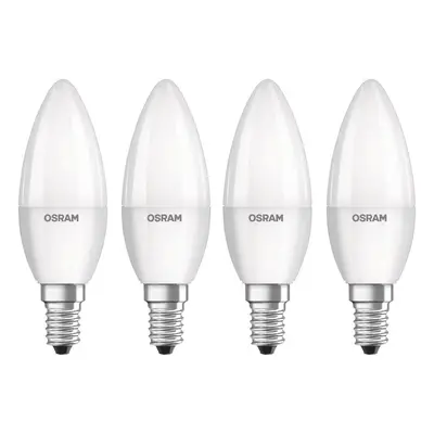 OSRAM świeca LED E14 Base Retro 4,9W 4szt. 4 000 K