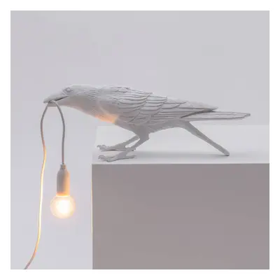 Lampa stołowa LED Bird Lamp, grać, biała