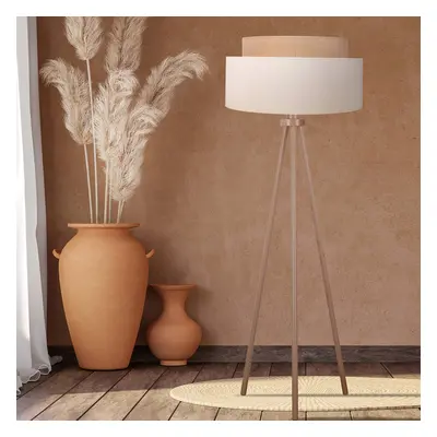 Lampa stojąca Boho, trójnóg ecru/juta 145 cm