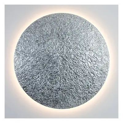 Kinkiet LED Meteor, Ø 120 cm, srebrny