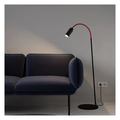 Neo! Floor lampa stojąca LED czarna/czerwona