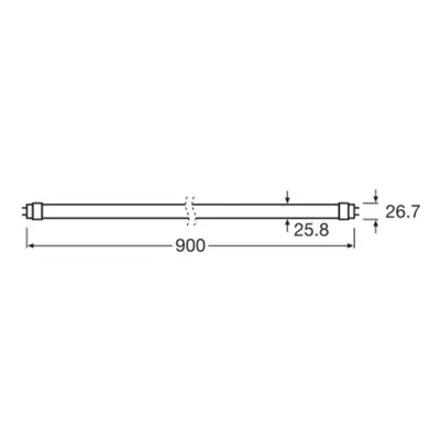 OSRAM lampa do doświetlania kwiatów LED T8 10W żarówka rurkowa Fluora