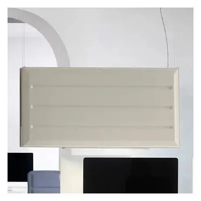 Luceplan Diade lampa wisząca LED pionowa beżowa 180cm