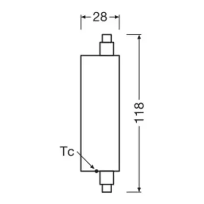 OSRAM żarówka rurkowa LED R7s 20W 3000K 300°