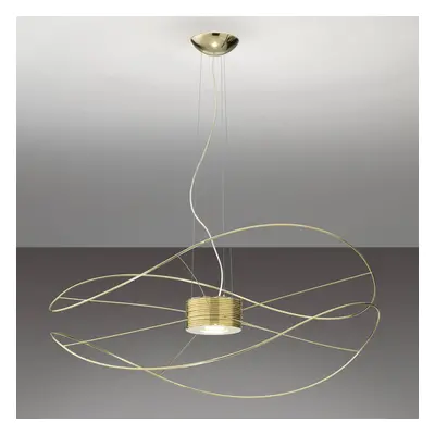 Lampa wisząca LED Hoops 2 Axolight, złota