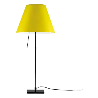 Luceplan Costanza lampa stołowa D13 czarna/żółta