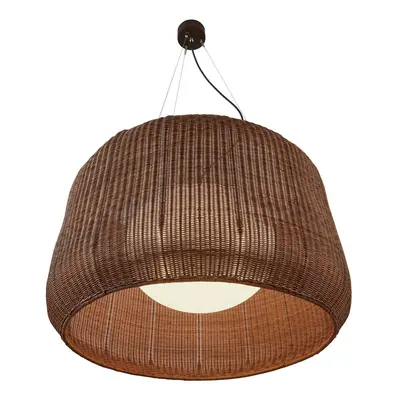 Bover lampa wisząca zewnętrzna Fora 90, grafitowy/brązowy, E27