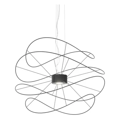 Axolight Hoops 4 lampa wisząca LED, czarna