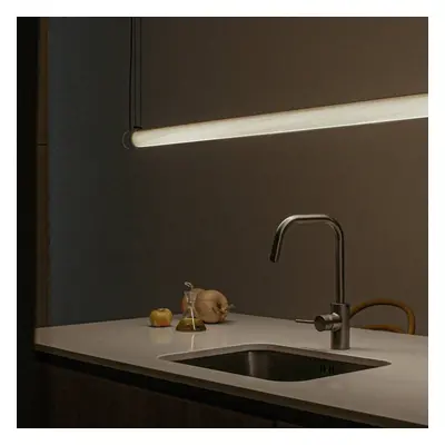 LZF Estela SH żyrandol LED, 120 cm, kość słoniowa
