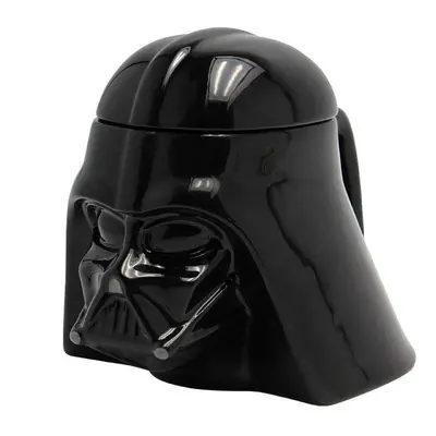 Kubek ceramiczny z pokrywką Star Wars 3D - Darth Vader (350 ml)