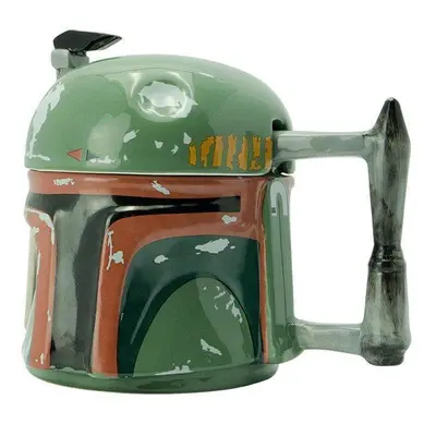 Kubek ceramiczny z pokrywką Star Wars 3D - Boba Fett