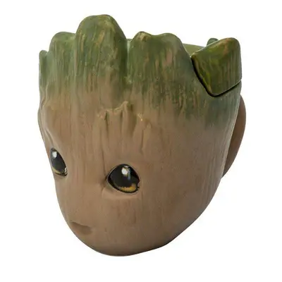 Kubek ceramiczny z pokrywką Marvel 3D - Groot (300 ml)