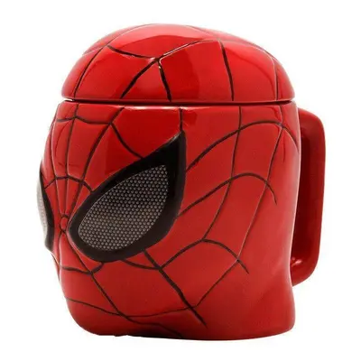 Kubek ceramiczny z pokrywką Marvel - Spider-Man (350 ml)