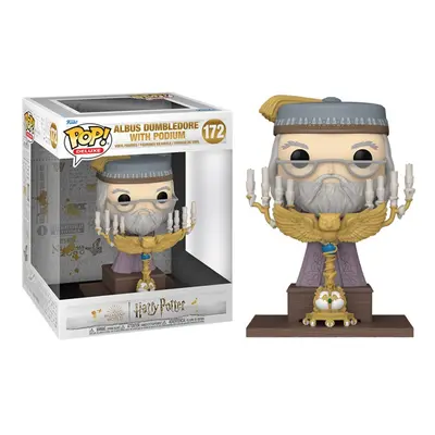 Figurka Harry Potter i Więzień Azkabanu POP! Deluxe - Albus Dumbledore w/Podium (172)