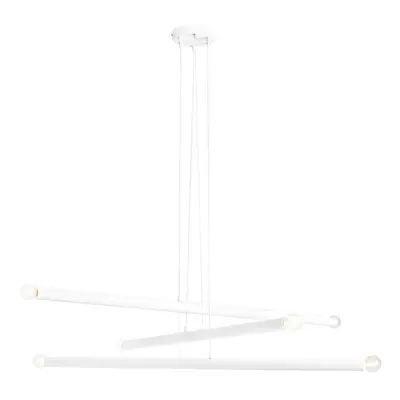 ARTERA - nowoczesna, designerska lampa wisząca TUBO 6 WHITE