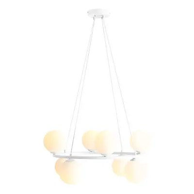 ARTERA - skandynawska lampa wisząca KRONE 8 WHITE