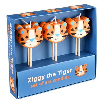 Świeczki na tort zestaw szt. Ziggy The Tiger – Rex London