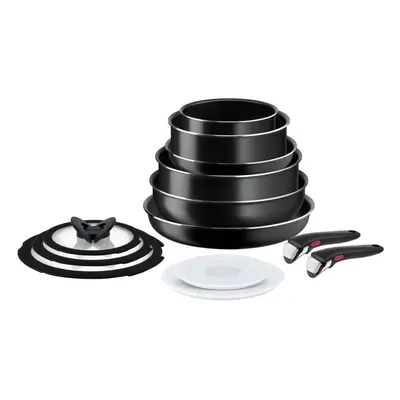 Zestaw garnków aluminiowych szt. INGENIO EASY COOK & CLEAN BLACK L1549023 – Tefal