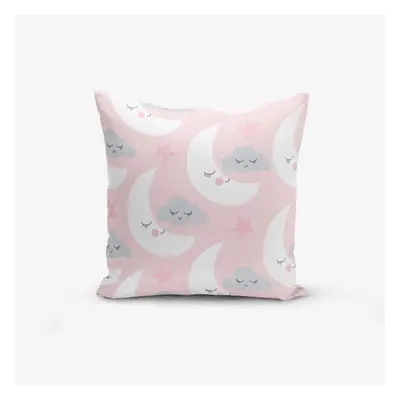 Poszewka na poduszkę z domieszką bawełny Minimalist Cushion Covers With Points Moon And Cloud, 4