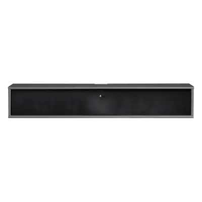 Czarno-antracytowa szafka pod TV 133x22 cm Mistral – Hammel Furniture