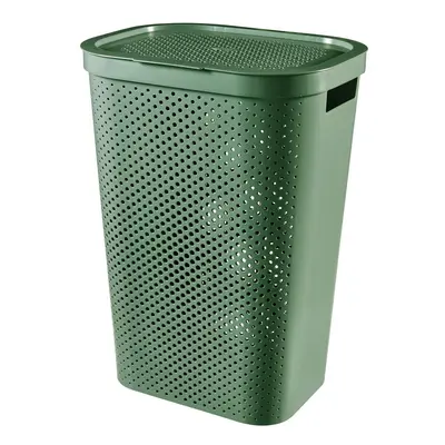 Biały plastikowy kosz na pranie l Infinity – Curver