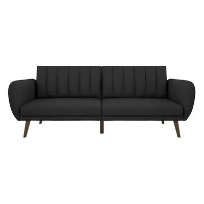 Ciemnoszara rozkładana sofa Novogratz Brittany