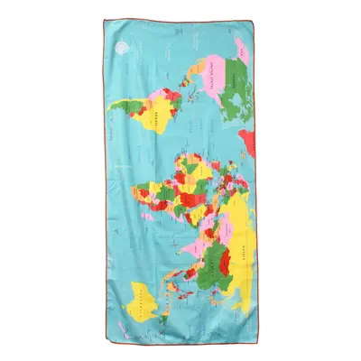Kolorowy ręcznik z mikrowłókna Rex London World Map, x cm